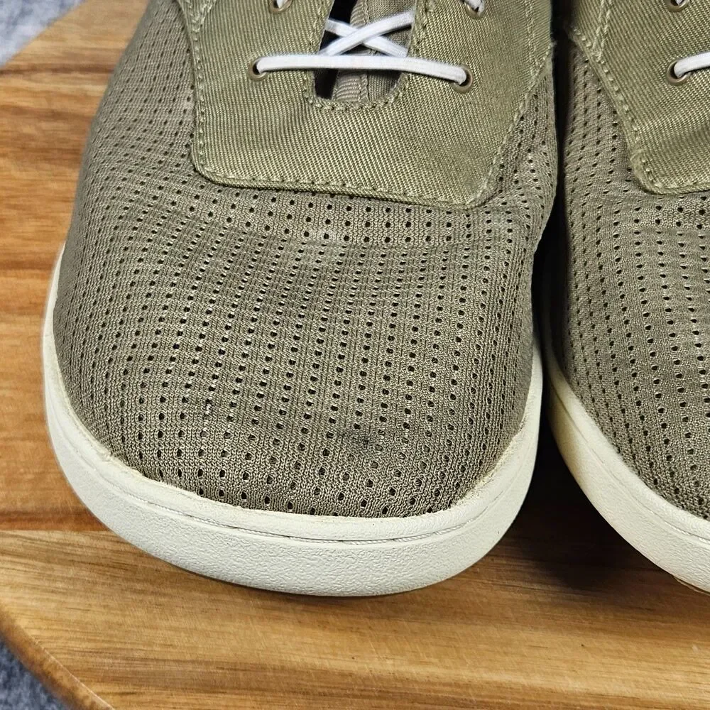 OluKai Nohea Moku Shoes Mens 10 Clay Tapa Mesh Boat Sneakers Casual Comfort